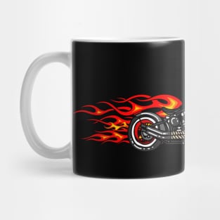 Motorcycle Flames Biker Cool Motorcyclist Mug